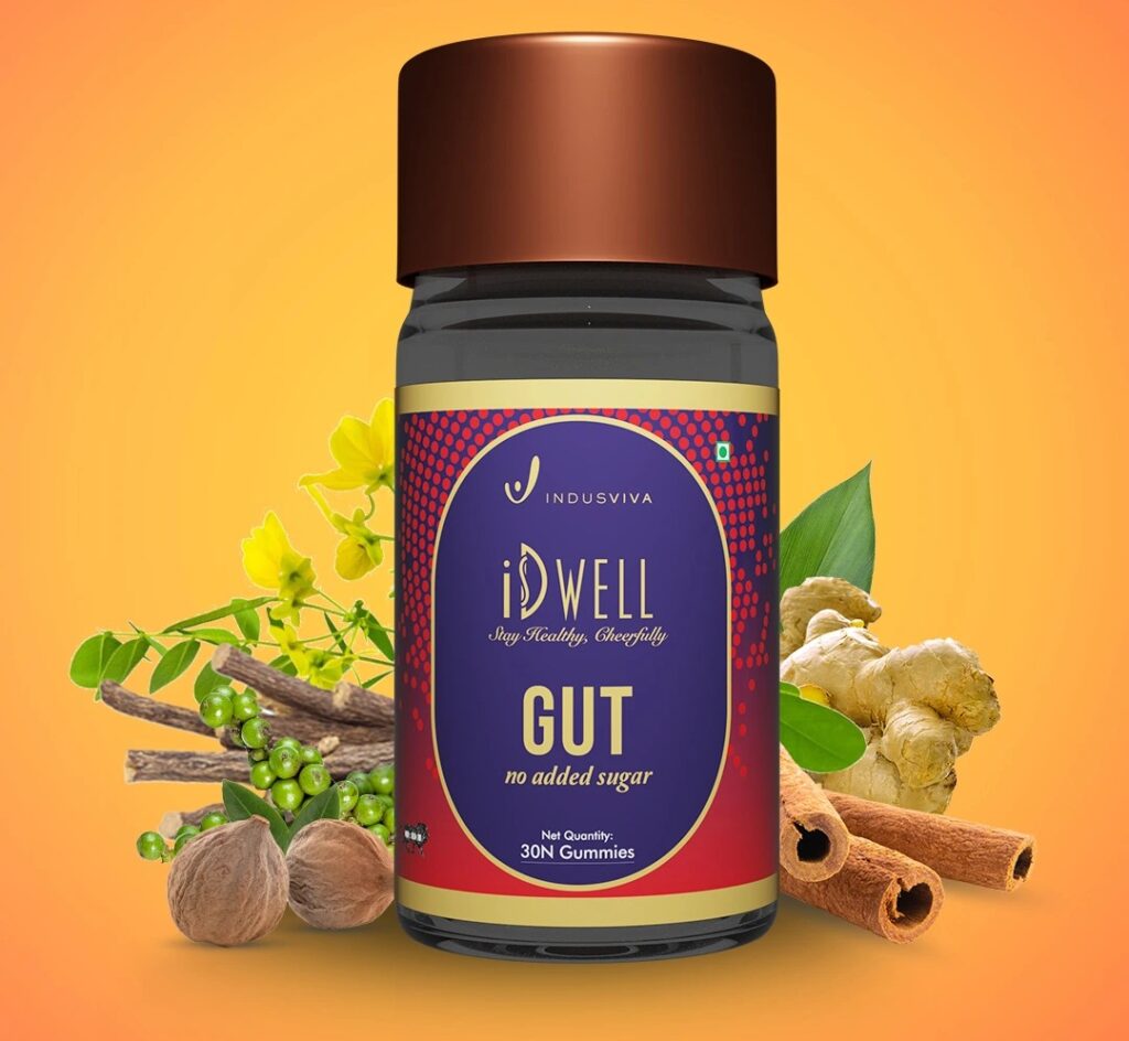 Experience Triphala Benefits with Indusviva Gut Gummies"